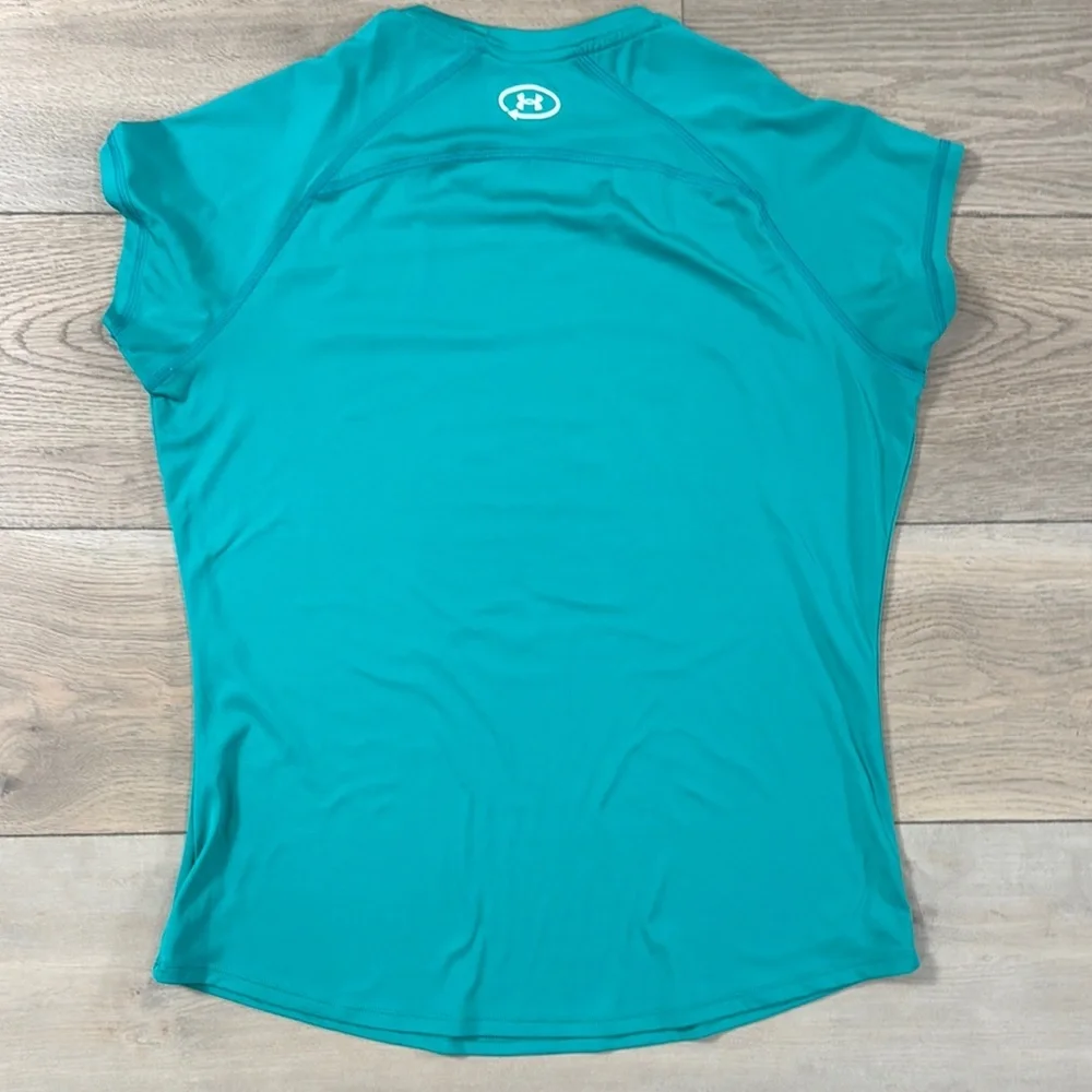 Under Armour Women's Teal Semi-Loose Shirt - Picture 5 of 7